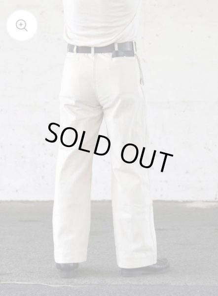 The GROOVIN HIGH Vintage 1941 M41 Work Pants/ MILK WHITE