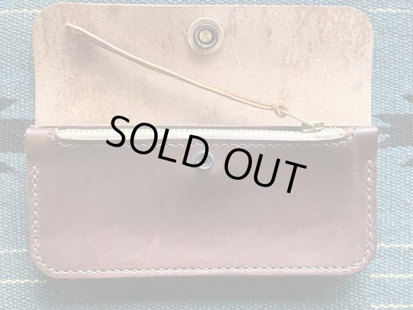 画像3: RAWHIDE TRUCKERS WALLET LOT-501/CAMEL X D.BROWN/UK BRIDLE By J & FJ Baker & Co, (3)