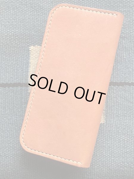 画像2: RAWHIDE TRUCKERS WALLET LOT-501/CAMEL X D.BROWN/UK BRIDLE By J & FJ Baker & Co, (2)