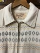 画像3: 1950'S BUCK SKEN BRAND NATIVE BORDER IVORY GABERDINE JACKET SIZE-38 (3)