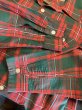 画像10: 1950'S OLD KENTUCKY GREEN X RED PLAID COTTON SHIRT SZ/MEDIUM (10)