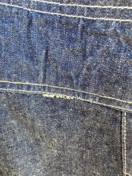 画像15: 1950'S USED HERCULES  DENIM BIB OVERALLS SZ/44 X 30 (15)