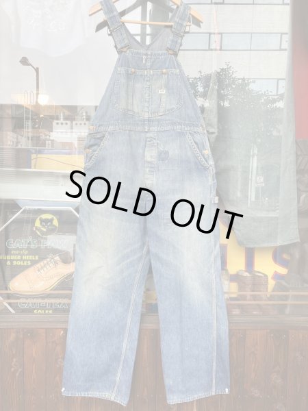 画像1: 1950'S〜 LEE DENIM OVERALLS LOT 91-SB 40X30 (1)