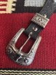 画像3: RAWHIDE STUDDED & JEWELED BELT LOT-412/ 1-1/2"[38MM] W35"インチ/ブルース・スプリングスティーンBorn In The USAベルト (3)