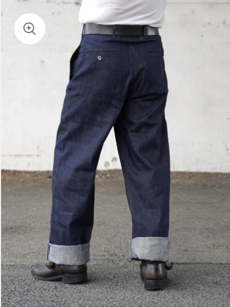 画像1: The GROOVIN HIGH #250312 1945 Jail Pants/Indigo Denim (1)