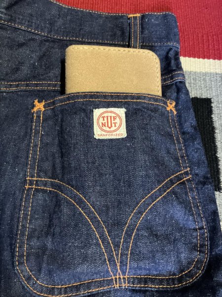 画像7: RAWHIDE TRUCKERS WALLET LOT-502/ROUGH OUT LEATHER (7)