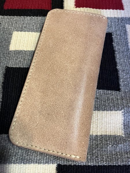 画像2: RAWHIDE TRUCKERS WALLET LOT-502/ROUGH OUT LEATHER (2)