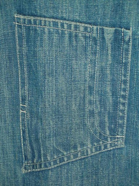 画像1: 1930'S UNKNOWN TRAPEZOID POCKET COVERALL追加画像1 (1)