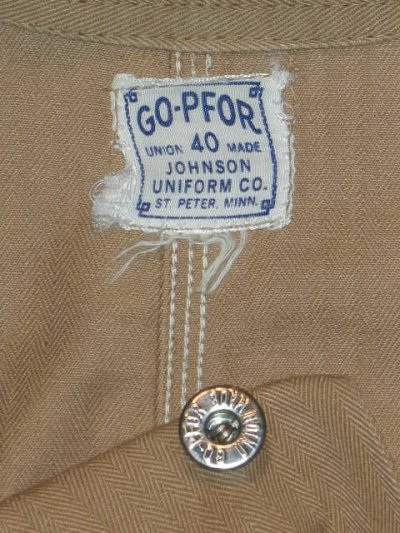 画像1: 1950'S GO-PFOR HBT SHOP COAT SZ/40