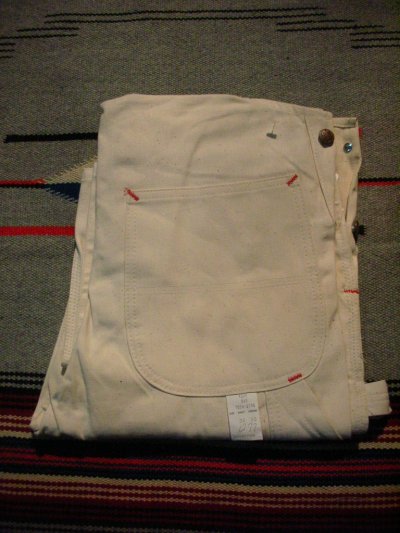 画像3: 1970'SDEAD BIGMAC WHITE TWILL OVERALLS 32X30