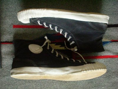 画像2: 1950'S UNKNOWN CANVAS SHOES 