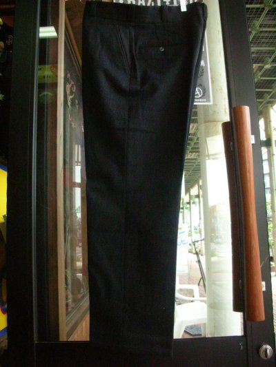 画像2: 1960'S BLACK WHIPCORD TROUSERS W36 L29