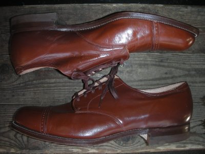 画像1: 〜1940'S DEADSTOCK CONNOLLY DRESS SHOES SZ/8HEE 