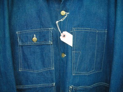 画像3: 1940'S RED LINE UNUSUAL POCKET DENIM  COVERALL