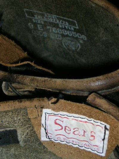 画像2: 1960'S SEARS ENGINEER BOOTS 9E