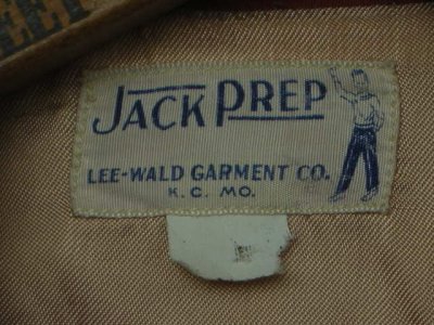 画像1: 1950'S JACK PREP GABERDINE HOLLYWOOD JACKET