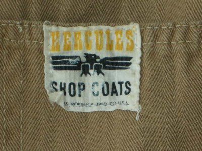 画像2: 1950'S〜 HERCULES HBT SHOP COAT SZ/36