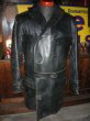 画像2: 1940'S UNKNOWN HORSEHIDE SHAWL COLLAR COAT (2)