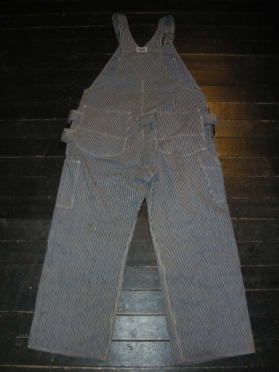 画像1: 〜1940'S LEE HICKORY STRIPE OVERALLS W/APRON