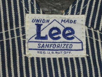 画像2: 〜1940'S LEE HICKORY STRIPE OVERALLS W/APRON