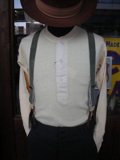 画像1: DEADSTOCK WWII GERMANY SUSPENDERS XL