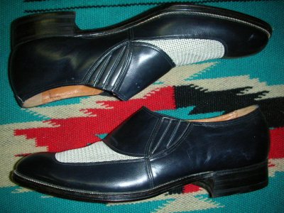 画像2: 1950'S DEADSTOCK FLORSHEIM 2TONE SHOES SZ/9C