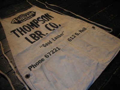 画像1: 1950'S THOMPSON LUMBER, CO, APRON　A 