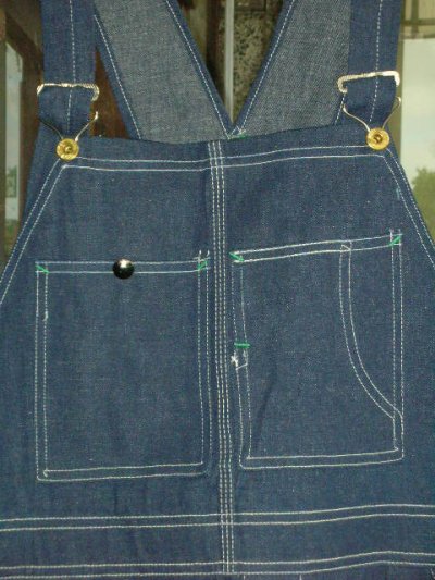 画像2: 〜1940'S DEADSTOCK FREELAND DENIM OVERALLS 38X34