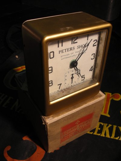 画像2: 1920'S〜PETERS SHOES AD CLOCK