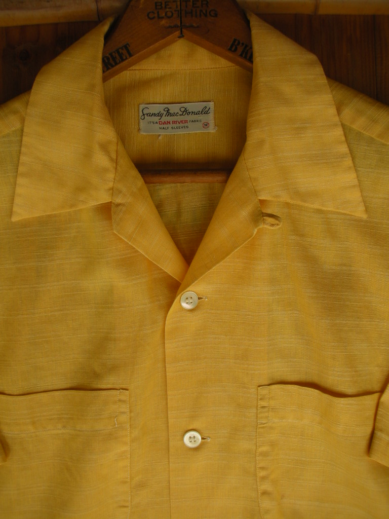 ファッション50s sandy mac donald cotton shirt