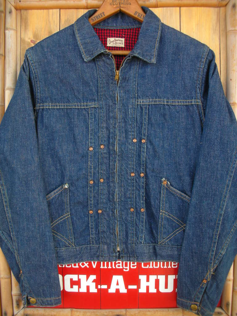 1950'S〜 BUCKAROO BY BIG SMITH FLANNEL LINED DENIM JACKET - ROCK-A