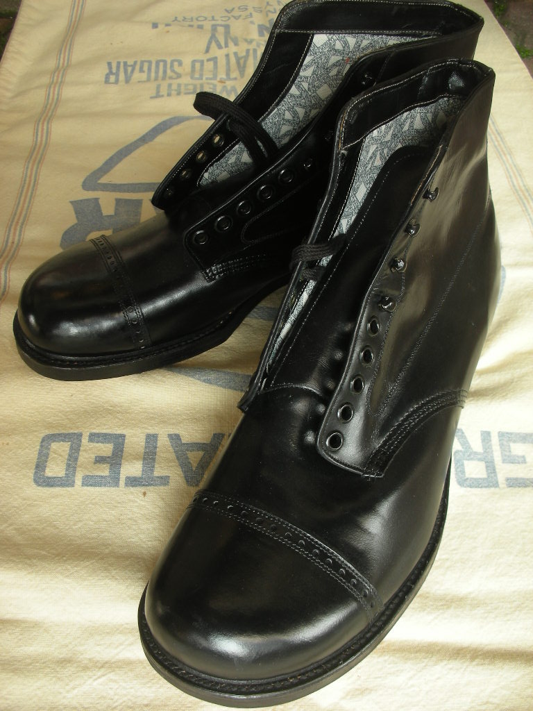 1930'S〜 DEADSTOCK POLICE & MOTORMEN CONDUCTOR SPECIAL BOOTS 7-1/2