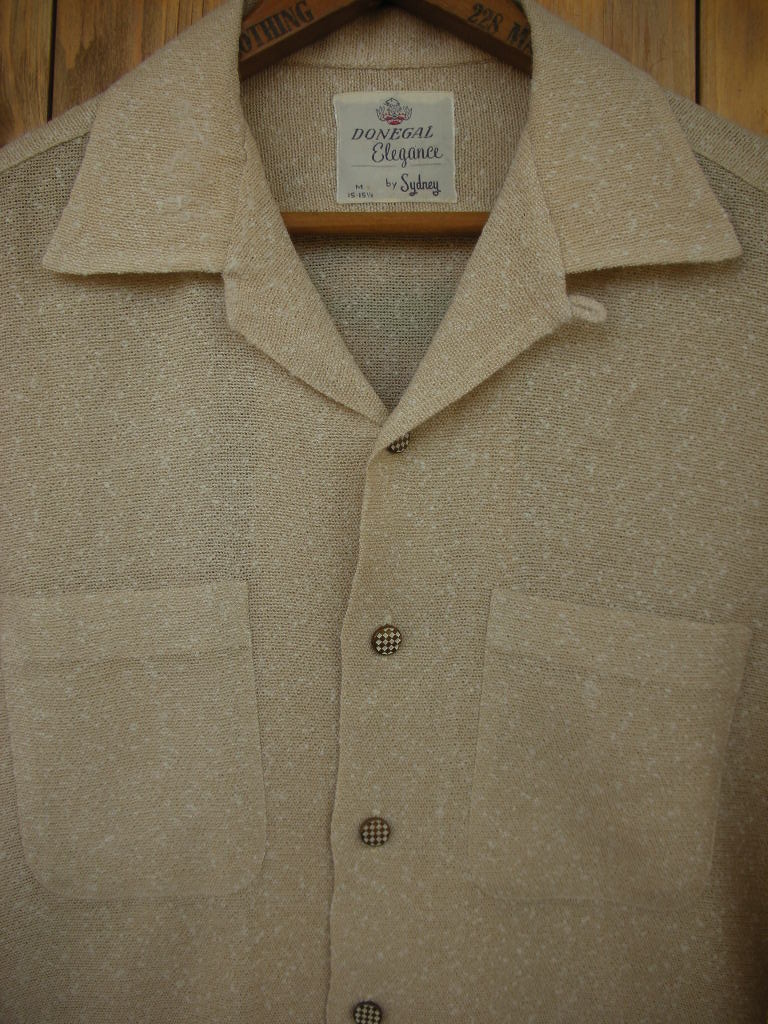 レーヨンシャツ40s〜50s donegal rayon shirt