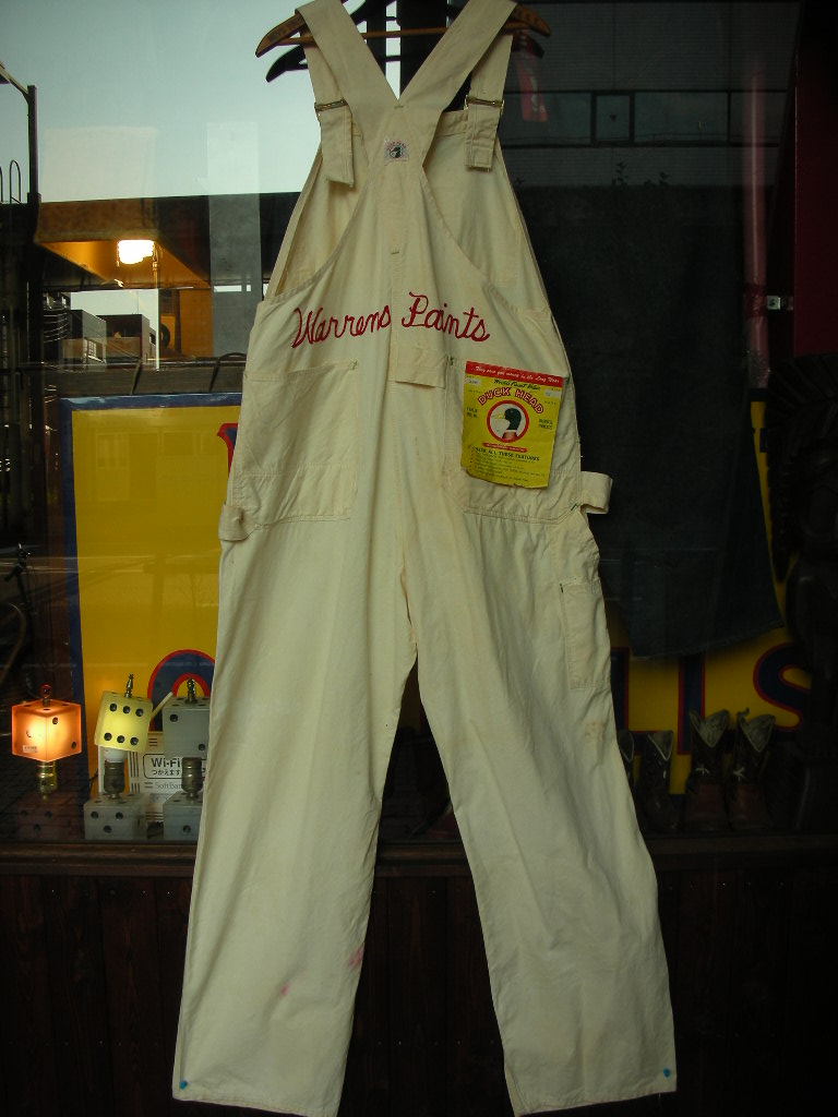 1960'S DEADSTOCK[ONE WASHED] DUCK HEAD OVERALLS 42X34 - ROCK-A