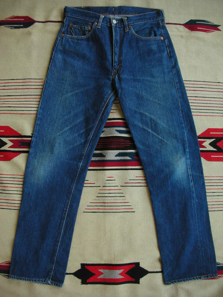 ブラウン×ピンク 【VINTAGE】Levi's 502-0117 リーバイス 16ボタン W32