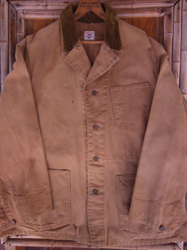 1950'S CARHARTT BROWN DUCK COVERALL - ROCK-A-HULA Vintage Clothing