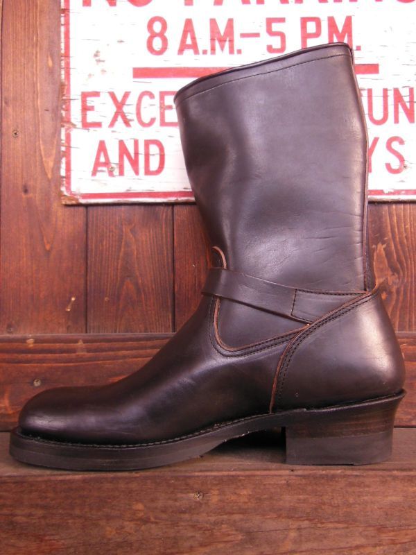 Attractions Lot.268 ENGINEER BOOTS（HORSE BUTT）NICKLE BUCKLE/8.5D/エンジニアブーツ店頭在庫販売分  - ROCK-A-HULA Vintage Clothing