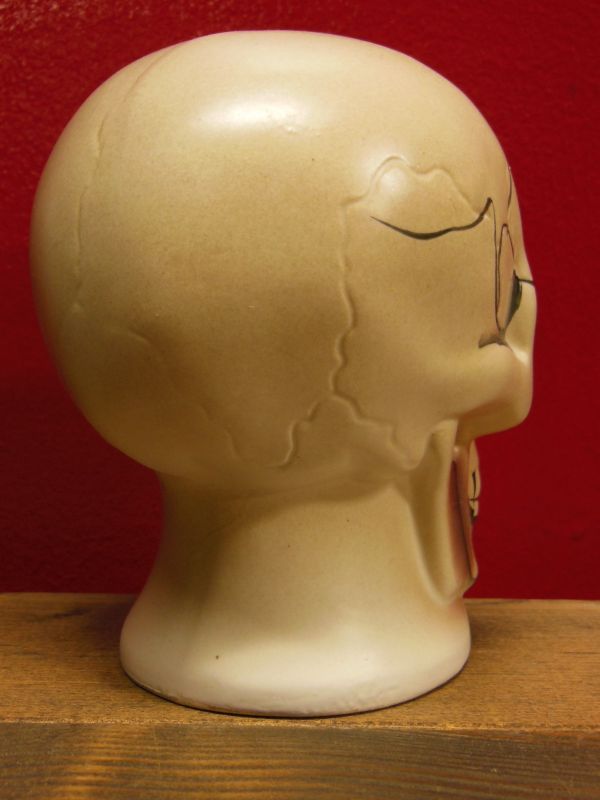 1950'S〜 SKULL BANK ヴィンテージ陶器製スカル骸骨貯金箱5 - ROCK-A