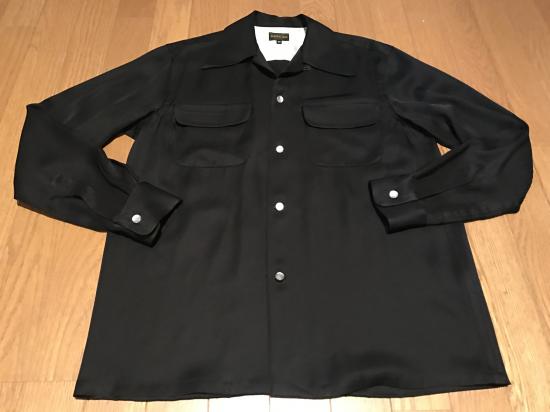 The GROOVIN HIGH Vintage Style Box Shirt Black Long Sleeves - ROCK 