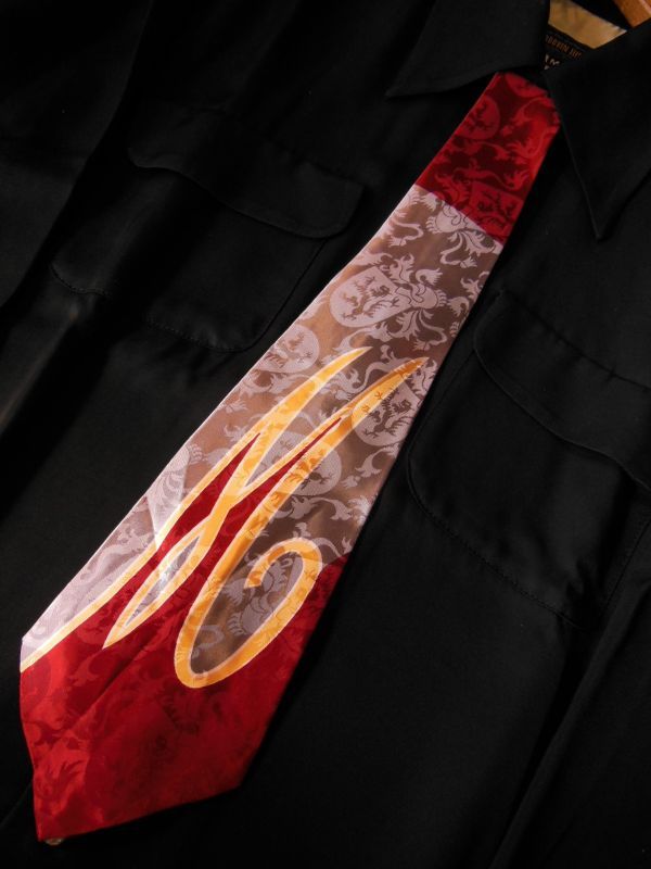 HABAND Vintage Cravat, initial M