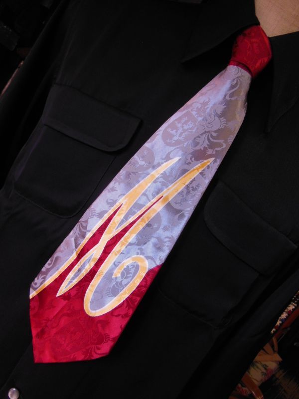 HABAND Vintage Cravat, initial M