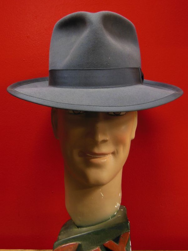 1950'S PENNEY'S MARATHON WOOL FEDORA HAT/7 (56cm)ビンテージ