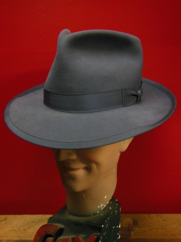 1950'S PENNEY'S MARATHON WOOL FEDORA HAT/7 (56cm)ビンテージ