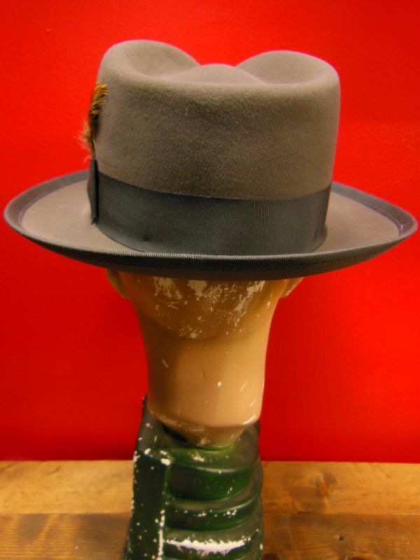 NEW STETSON ROYAL DELUXE WHIPPET WOOL FEDORA HAT/CARIBOU/7-1/4