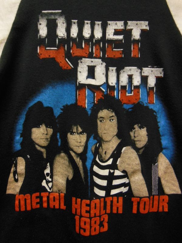 1983'S ビンテージQUIET RIOT METAL HEALTH TOUR 1983 ツアーTシャツ 