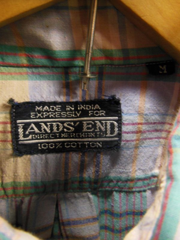 【エディーバウアー】ヴィンテージシャツ　コットン100% インド製　ビンテージ