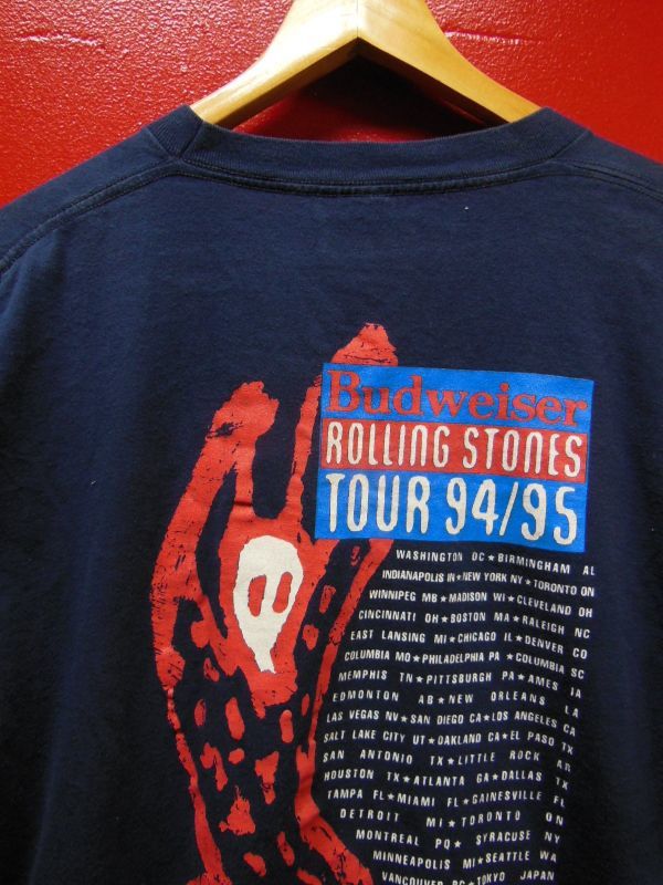 90S US古着 ビンテージ ROLLING STONES VOODOO LOUNGE TOUR 94/95 バンド ツアー TシャツXL -  ROCK-A-HULA Vintage Clothing