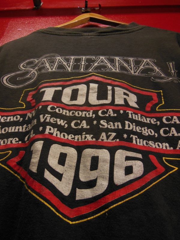 90S US古着 ビンテージ 1996 SANTANA サンタナ バンド ツアー Tシャツ