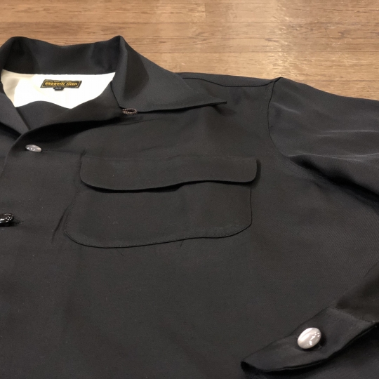 The GROOVIN HIGH Vintage 1940'S Style Box Shirt Black/A138/黒 ...