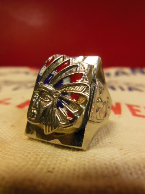1950'S〜 VINTAGE INDIAN MEXICAN RING ビンテージ メキシカン リング 
